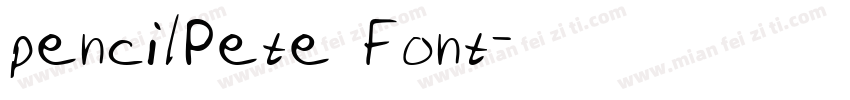 pencilPete Font字体转换
